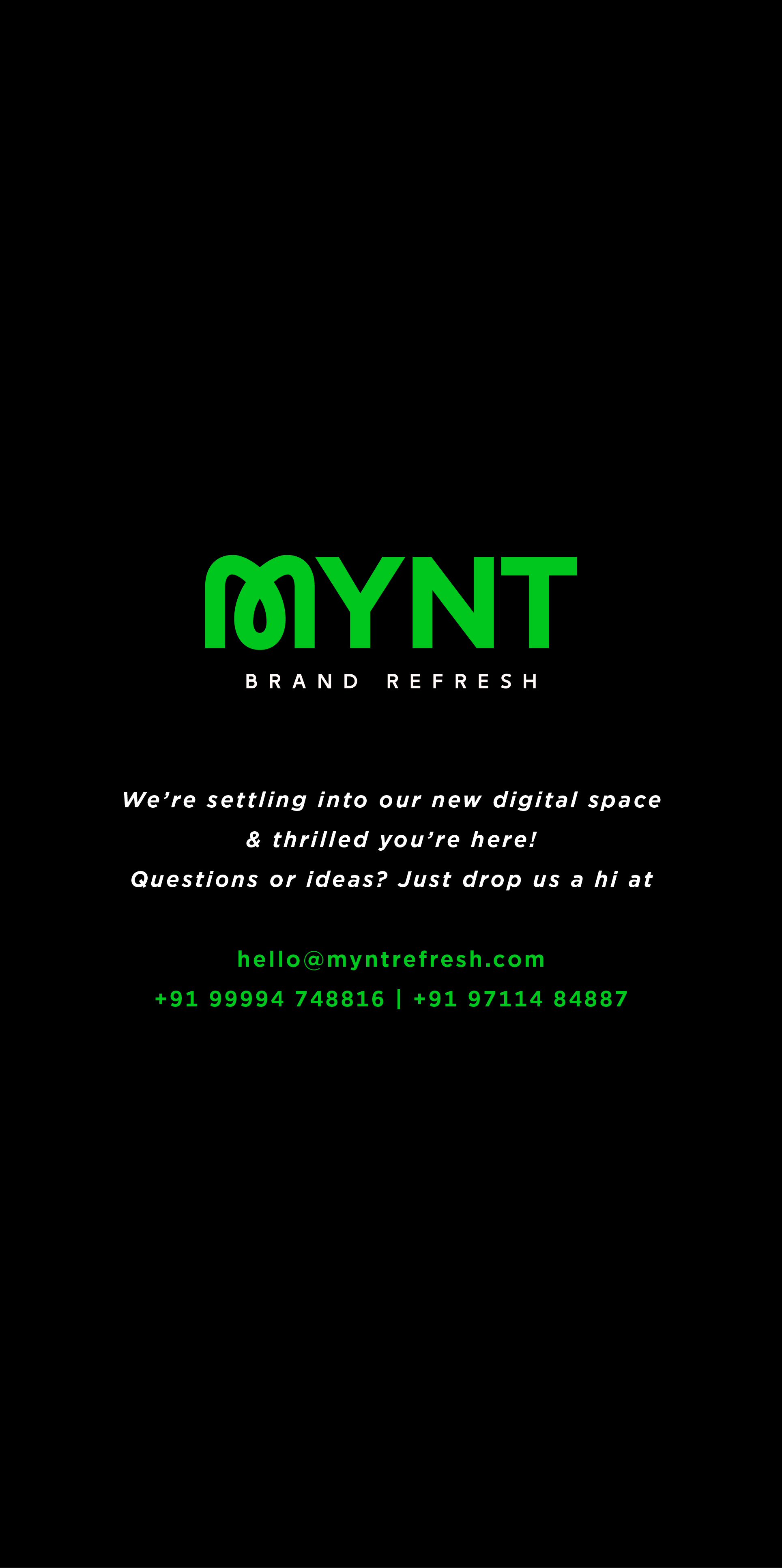 Coming Soon Mobile View